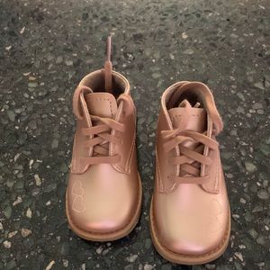 Footmates high top rose gold